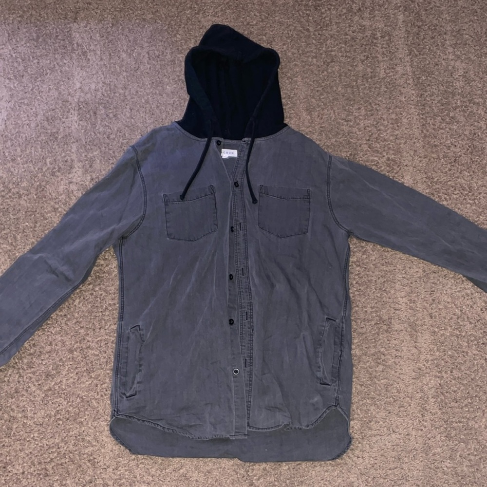 Medium Grey Pac Sun Button Up